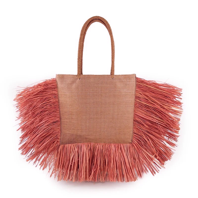 Raffia Beach Bag